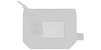 Nécessaire en coton couleur naturel Fairy - Marquage Recto