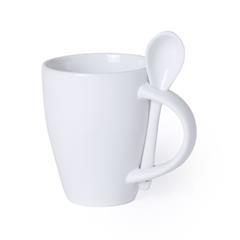 OBG PUB - Tasse de 300 ml en céramique avec cuillère Samay