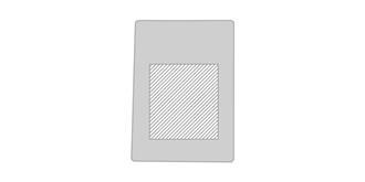 Porte-badge souple en PVC Bizzo - Marquage Recto