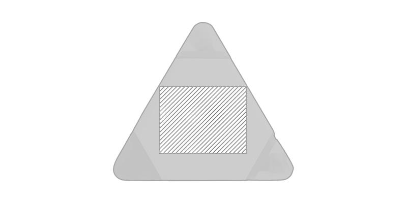 Surligneur Publicitaire 3 Couleurs Triangulaire - CADOETIK