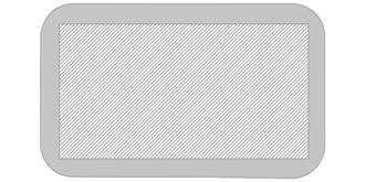 Lunch-box en plastique avec élastique Porla - impression sur couvercle