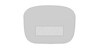 Écouteurs 2.0 Bluetooth transportable Trye - Marquage Recto