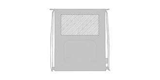 Sac à dos pliable avec cordon de serrage Ashake - Marquage Recto