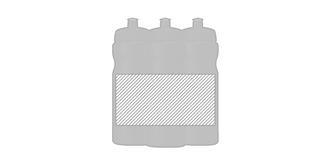 Bouteille de sport à bec 650 ml en PP Syera - Marquage autour