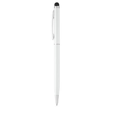 Stylo bille en aluminium zorro Blanc