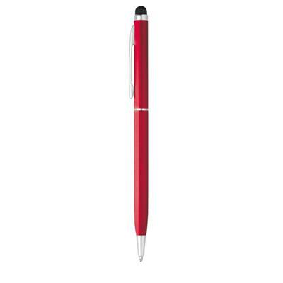 Stylo bille en aluminium zorro Rouge