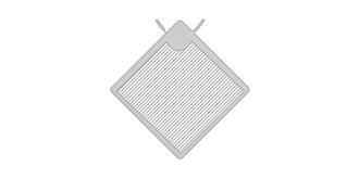 Attache réfléchissante pratique en PVC Mendra - Marquage Recto