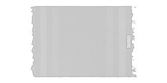 Natte de plage bicolore en coton Simbar - Impression Bas