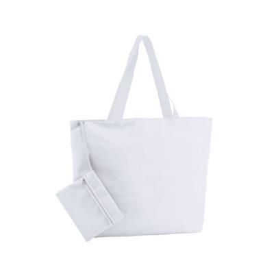 Sac de plage original en polyester Parsa Blanc