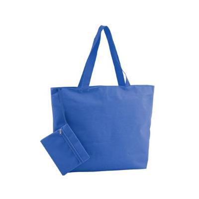Sac de plage original en polyester Parsa Bleu