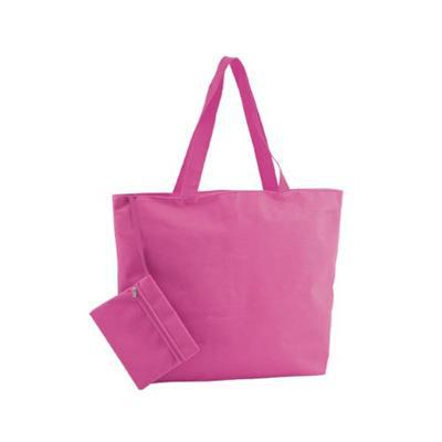 Sac de plage original en polyester Parsa Fushia