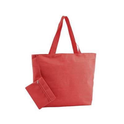 Sac de plage original en polyester Parsa Rouge