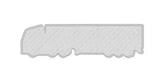 Règle 15 cm en forme de camion en plastique Cyrka - Marquage Recto