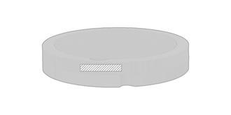 Set fromages de 4 pièces en bambou Parmel - impression sur couvercle