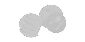 Set fromages de 4 pièces en bambou Parmel - Impression sur fourchette