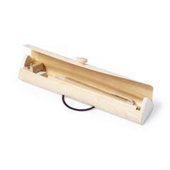 OBG PUB - Trousse de papeterie en bois robuste Palimo
