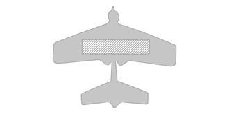 Avion démontable en EVA souple Barun - Marquage Recto