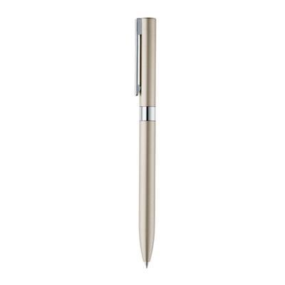 Stylo à bille en aluminium claire Beige