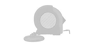 Mètre ruban porte-clés de 1 mètre Kharon - Marquage Recto