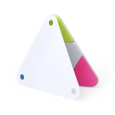 Bloc-notes adhésif original en carton recyclé Roin Blanc