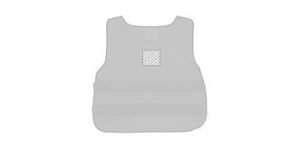 Gilet de sécurité réfléchissant unisexe Galoum - Marquage Recto