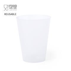 OBG PUB - Verre 500 ml en PP transparent réutilisable Ginabe