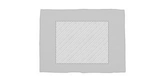 Serviette de table en coton coloré Irsyn - Marquage Recto