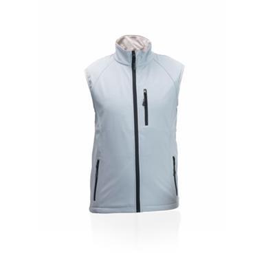 OBG.PUB - Gilet imperméable à zip en polyester Limena Gris Gilet imperméable à zip en polyester Limena Gris