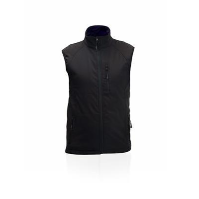 OBG.PUB - Gilet imperméable à zip en polyester Limena Noir Gilet imperméable à zip en polyester Limena Noir