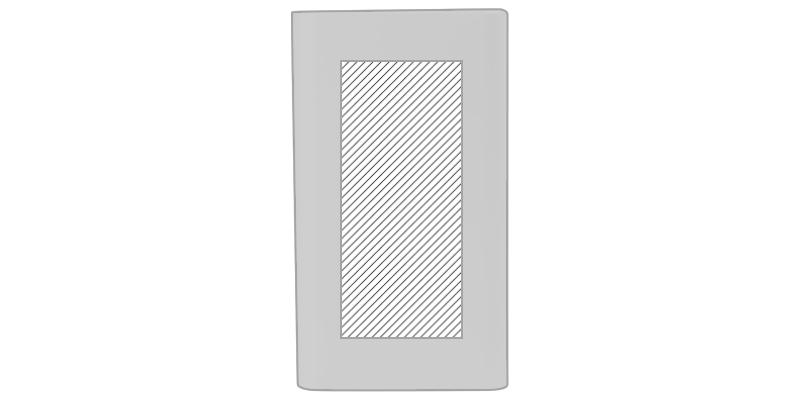 OBG.PUB - Power-bank de 5.000 mAh en aluminium Wiar - Marquage Recto Power-bank de 5.000 mAh en aluminium Wiar - Marquage Recto