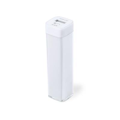 Power-bank de 2.000 mAh en plastique Siroza Blanc