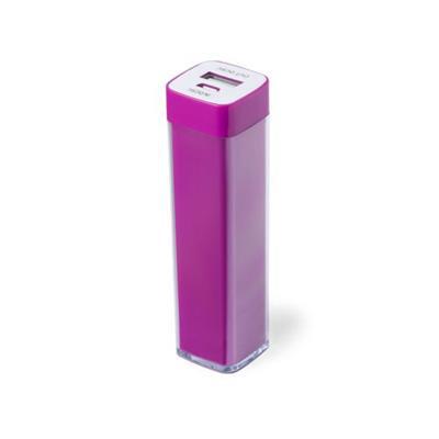 Power-bank de 2.000 mAh en plastique Siroza Fushia