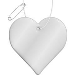 OBG PUB - Attache réfléchissante en forme de cœur Heart