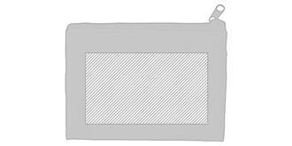 Porte-monnaie en microfibre Dramiso - Marquage Recto