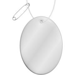 OBG PUB - Attache réfléchissante ovale en PVC Kriff