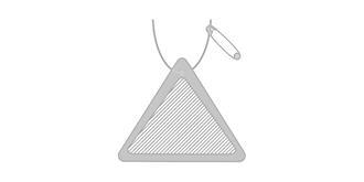 Attache réfléchissante triangulaire en TPU Oliom - Marquage Verso
