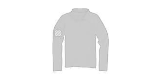 Polo manches longues femme Oavikio - Marquage manche droite