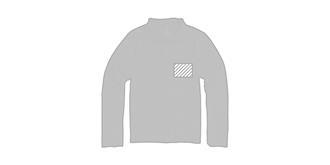 Polo manches longues homme Oavikis - Marquage poitrine gauche