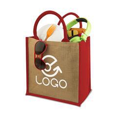 OBG PUB - Sac en jute avec soufflet Celina