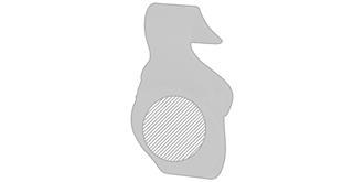 Porte-Sac en plastique résistant Tarker - Marquage Recto