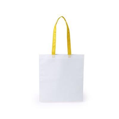 OBG.PUB - Sac en intissé avec anses longues Roysta Jaune Sac en intissé avec anses longues Roysta Jaune