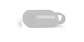 Écouteurs Wireless sans fil en matière ABS Gyle - Marquage tranche avant