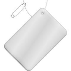 OBG PUB - Attache réfléchissante petit rectangle en PVC Hyun