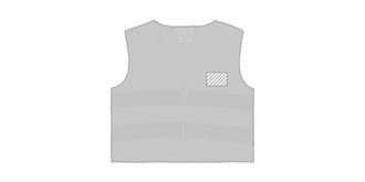 Gilet de sécurité réfléchissant pour enfants Gyeko - Marquage poitrine gauche