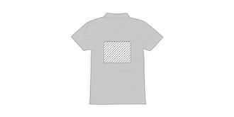 Polo stretch manches courtes homme Markman - Marquage Verso