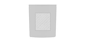 Bougie en cire végétale 120 gr en verre Kryeo - Marquage Recto