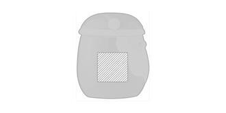 Tasse Père Noël en céramique 370 ml Kera - Marquage Recto