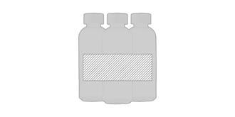 Bouteille 650ml en verre bouchon en bambou Frashy - Marquage autour