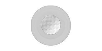 Bouteille 650ml en verre bouchon en bambou Frashy - impression sur couvercle