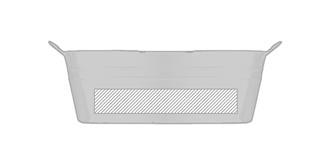 Bac en zinc et herbes aromatique Hymeca - Marquage Verso